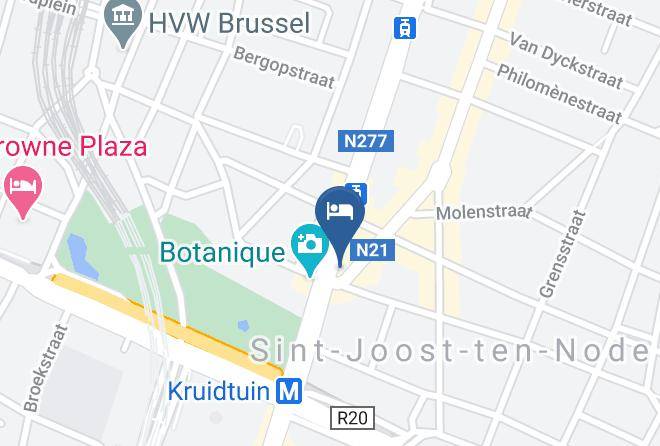 Saint Josse Ten Noode - Hotel Retro Maps
