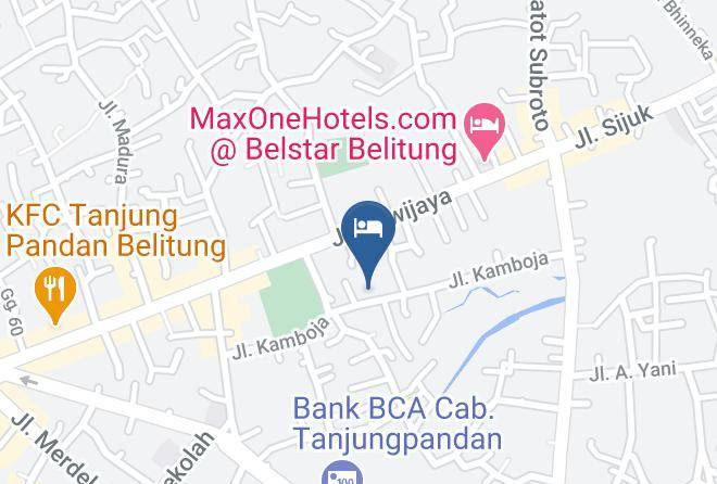 Belitung Regency - Hotel Revano Maps
