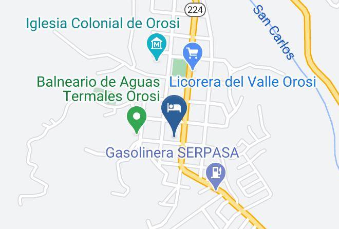 Paraiso - Hotel Reventazon Maps