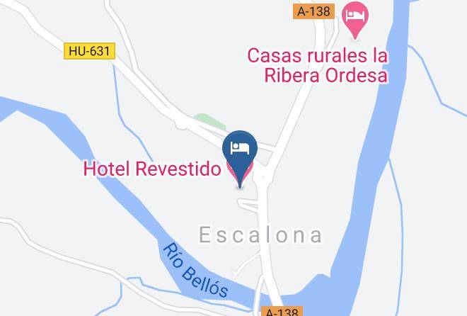 Huesca - Hotel Revestido Maps