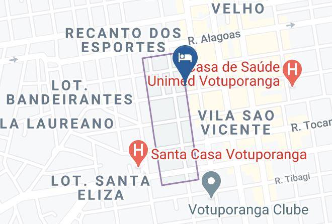 Votuporanga - Hotel Revitalle Maps