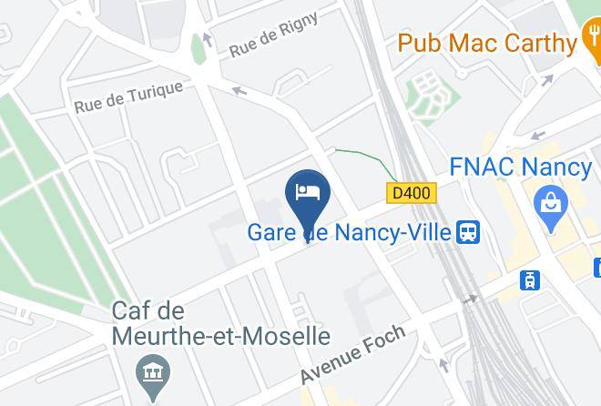 Meurthe Et Moselle - Hotel Revotel Nancy Centre Gare Maps