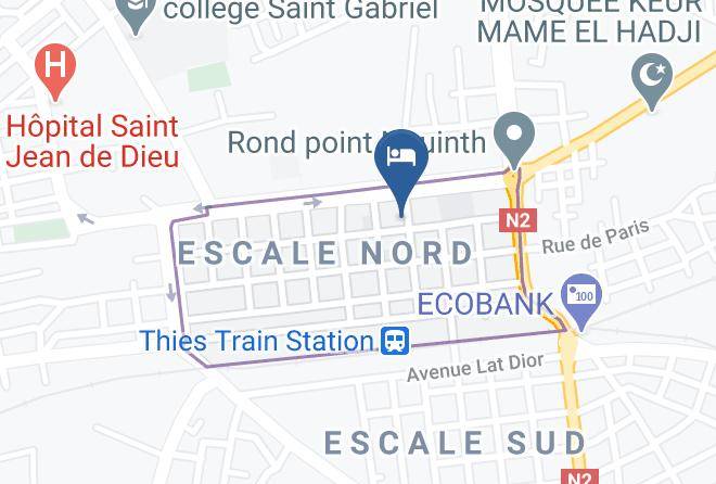 Keur Moussa - Hotel Rex Maps
