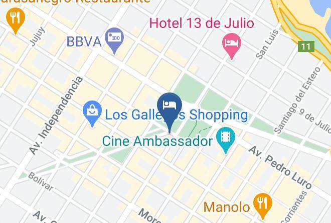 General Pueyrredon Partido - Hotel Rex Mar Del Plats Maps