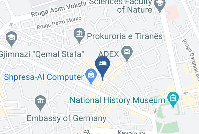 Tirana - Hotel Rex Maps