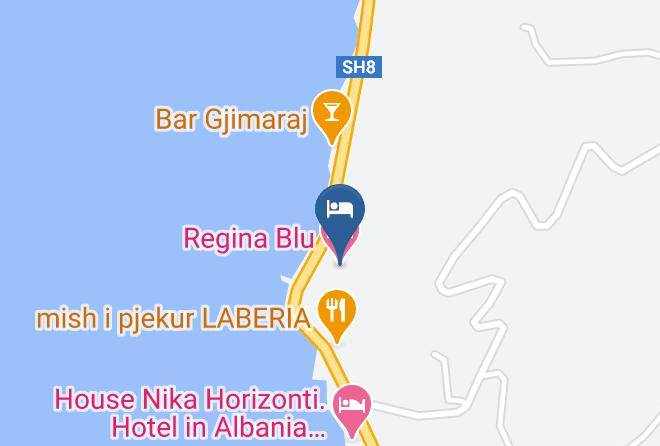 Vlore - Hotel Rexhina Blue Radhime Maps