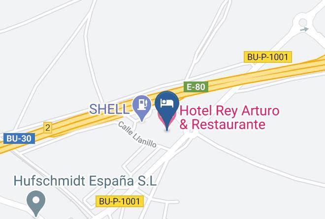 Hotel Rey Arturo & Restaurante Map