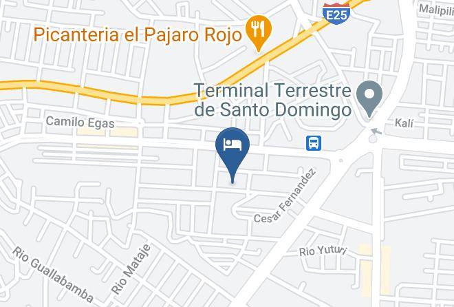 Santo Domingo - Hotel Rey De Los Andes Maps