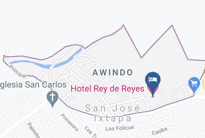 Jose Azueta - Hotel Rey De Reyes Maps