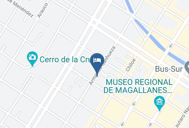 Magallanes Province - Hotel Rey Don Felipe Punta Arenas Maps