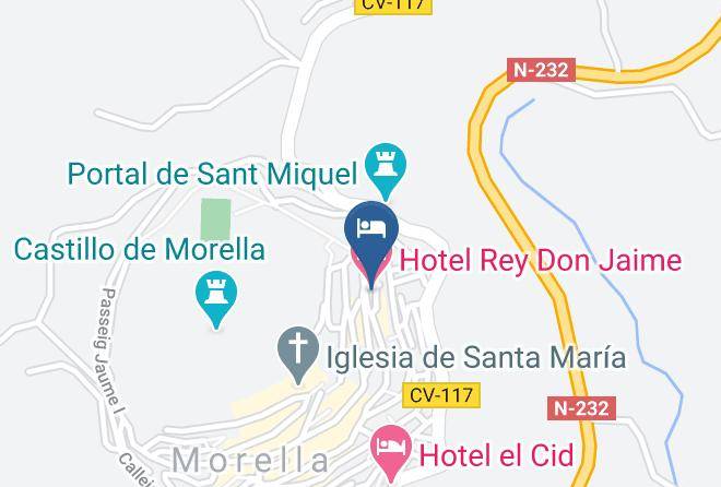 Hotel Rey Don Jaime Map