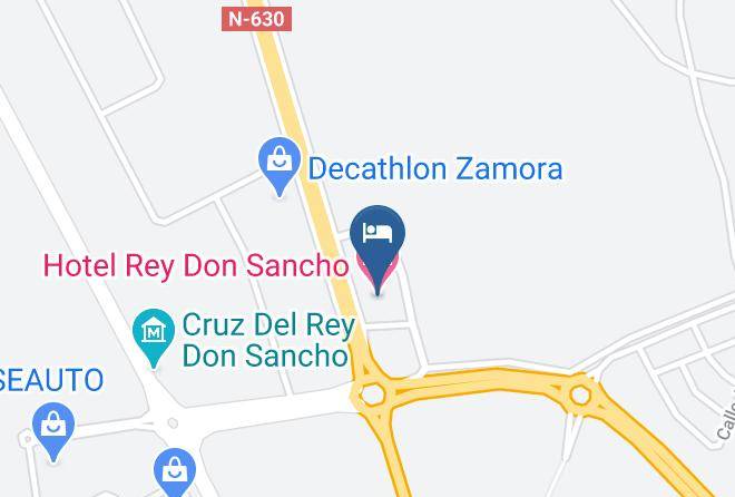 Zamora - Hotel Rey Don Sancho Maps