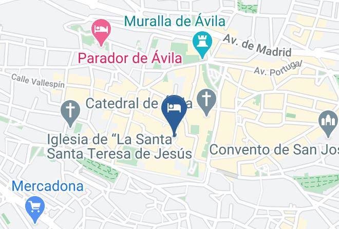 Avila - Hotel Rey Nino Maps