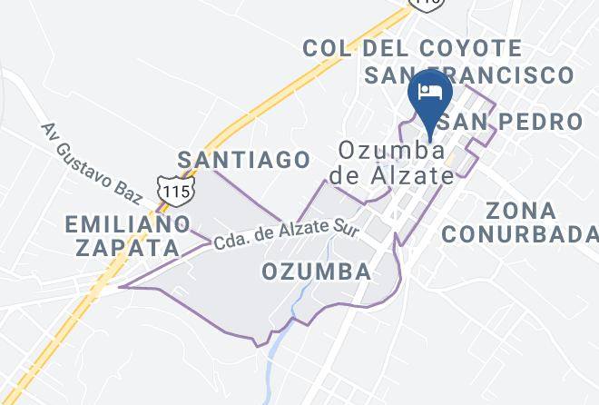 Ozumba - Hotel Rey Maps