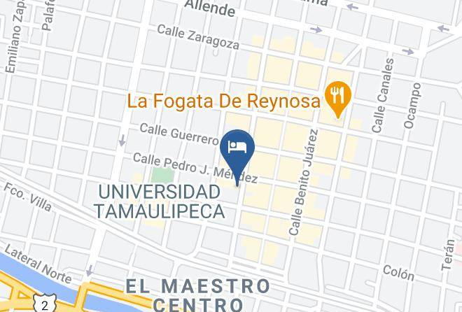 Reynosa - Hotel Rey Maps