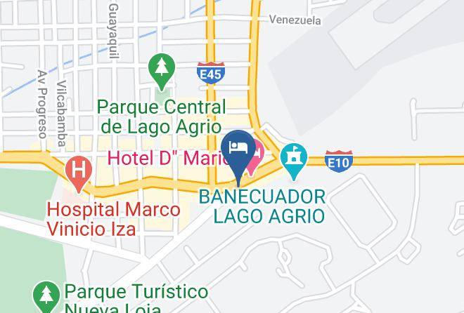 Lago Agrio - Hotel La Cascada Maps