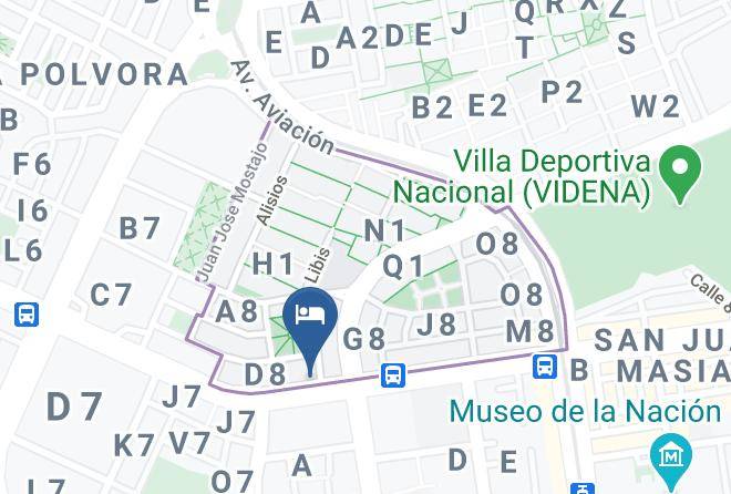 La Victoria - Hotel Reyna Maps