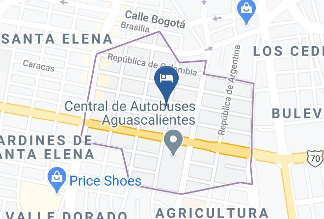 Aguascalientes Las Americas - Hotel Reynoso Maps