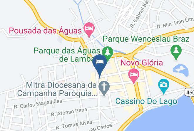 Lambari - Hotel Rezende Maps