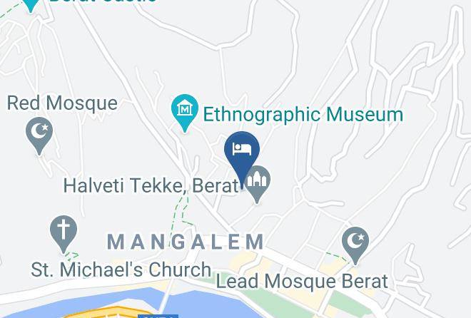 Berat - Hotel Rezidenca Desaret Maps