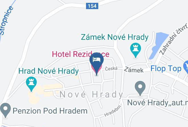 Ceske Budejovice - Hotel Rezidence Maps
