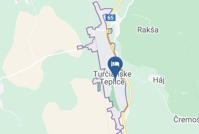 Turcianske Teplice - Hotel Rezident Maps