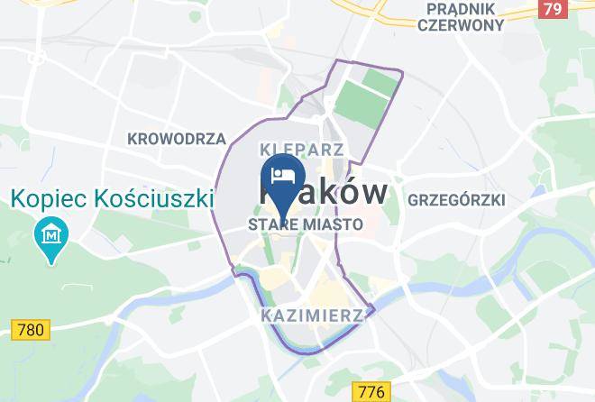 Cracow - Hotel Rezydent Maps