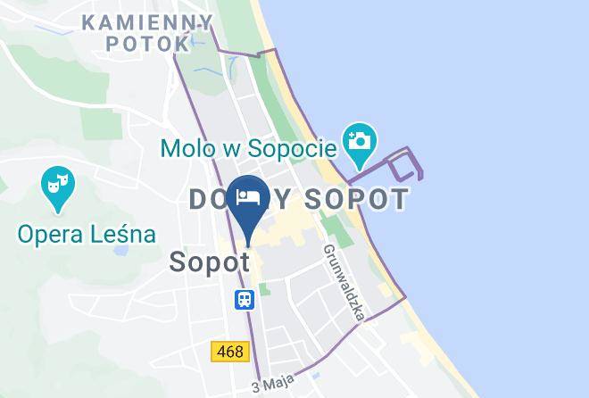 Sopot - Hotel Rezydent Maps