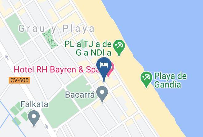 Valencia - Hotel Rh Bayren Parc Maps