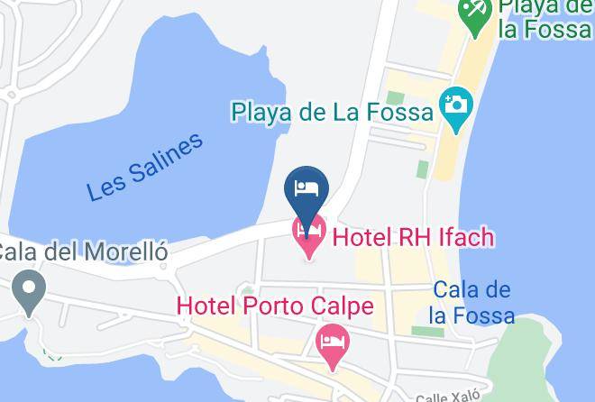 Alicante - Hotel Rh Ifach Maps