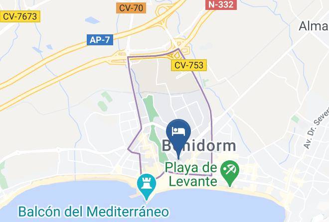 Alicante - Hotel Rh Victoria Maps