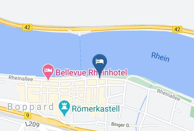 Rhein Hunsruck Kreis - Hotel Rheinlust Maps