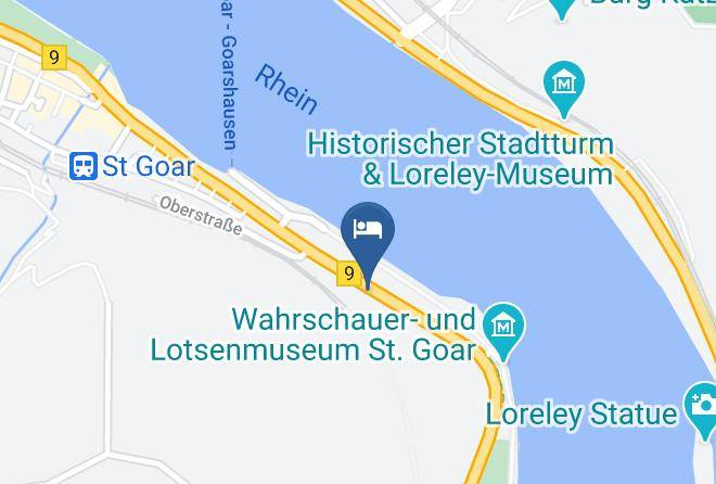 Rhein Hunsruck Kreis - Hotel Rheinperle Maps