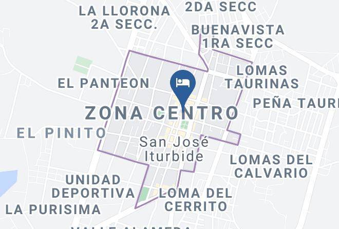 San Jose Iturbide - Hotel Rhodes Maps