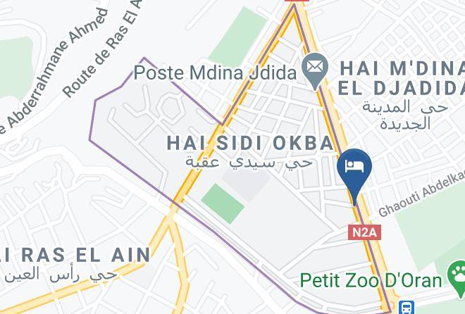 Oran - Hotel Rhoufi Maps
