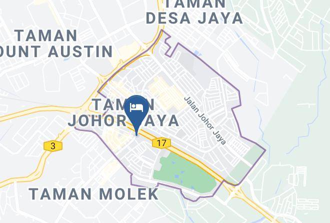 Johor Bahru - Hotel Ria Johor Jaya Maps