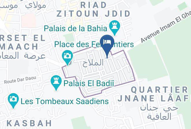 Marrakesh - Hotel Riad Marrakech Al Ksar & Spa Maps