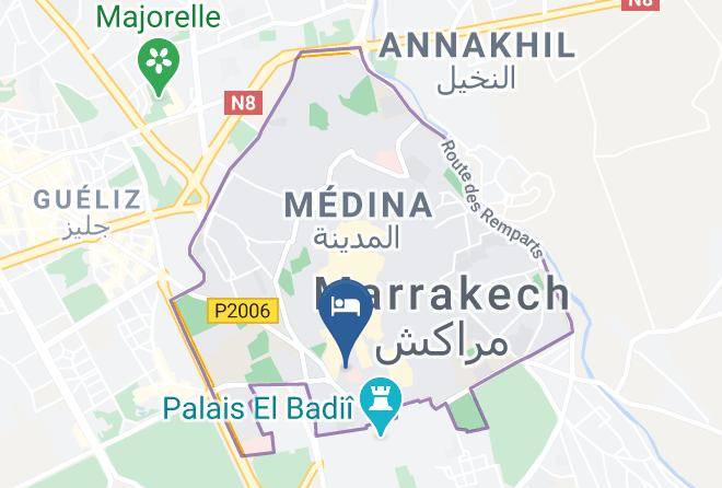 Marrakesh - Hotel Riad Omar Maps