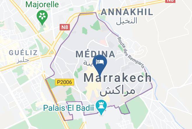 Marrakesh - Hotel Riad Rahba Maps