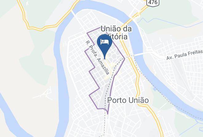 Uniao Da Vitoria - Hotel Riad Maps