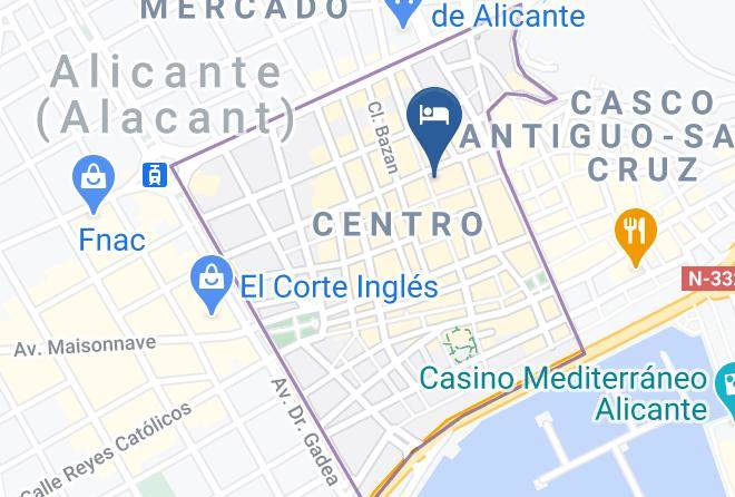 Alicante - Hotel Rialto Maps