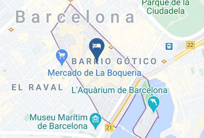 Barcelona - Hotel Rialto Maps