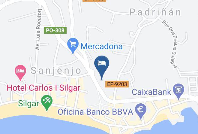 Hotel Rias Baixas Map