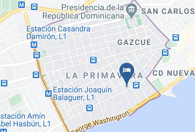 Santo Domingo De Guzman - Hotel Riazor Maps
