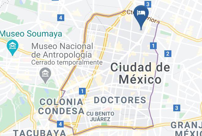 Cuauhtemoc - Hotel Ribadavia Sa De Cv Maps