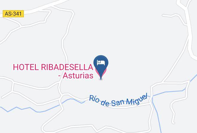 Hotel Ribadesella Asturias Map
