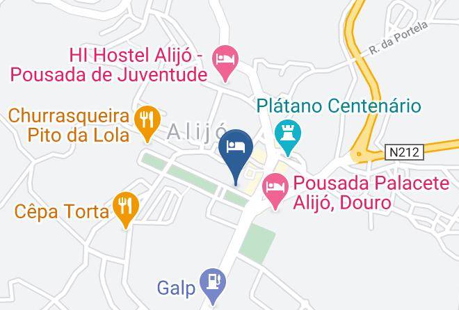 Alijo - Hotel Ribadouro Maps