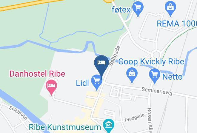 Ribe - Hotel Ribe Saltgade Maps