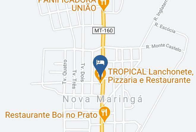 Nova Maringa - Hotel Ribeiro Maps