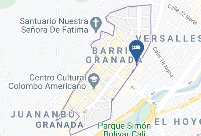 Cali - Hotel Ribera Del Rio Av 6n Maps